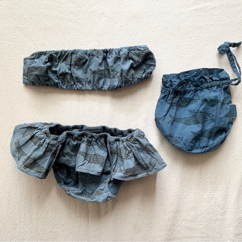 Bonton 6Y Fish Pattern Bikini